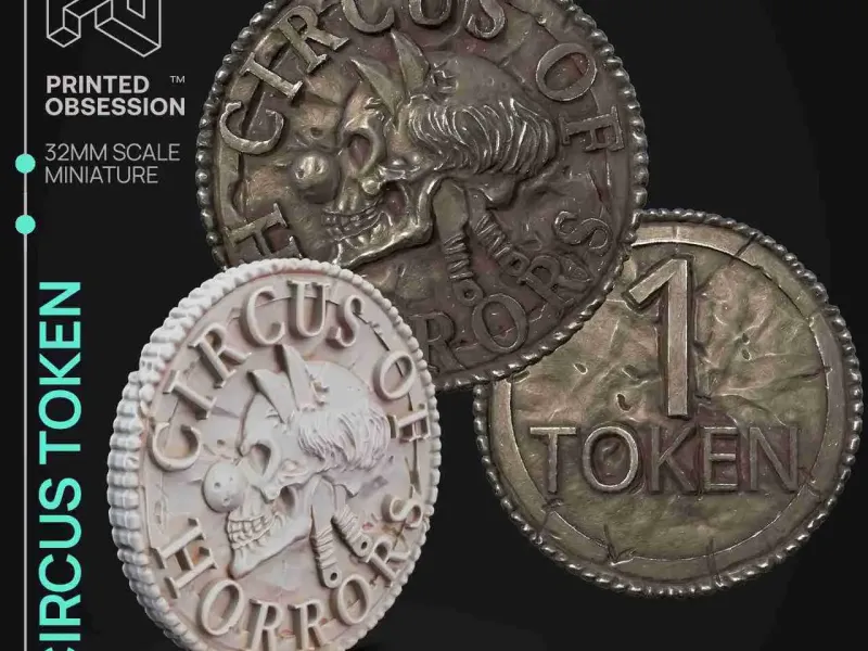 Token de circ - Circul groazei Jerrys - Pre-susținut - Illust