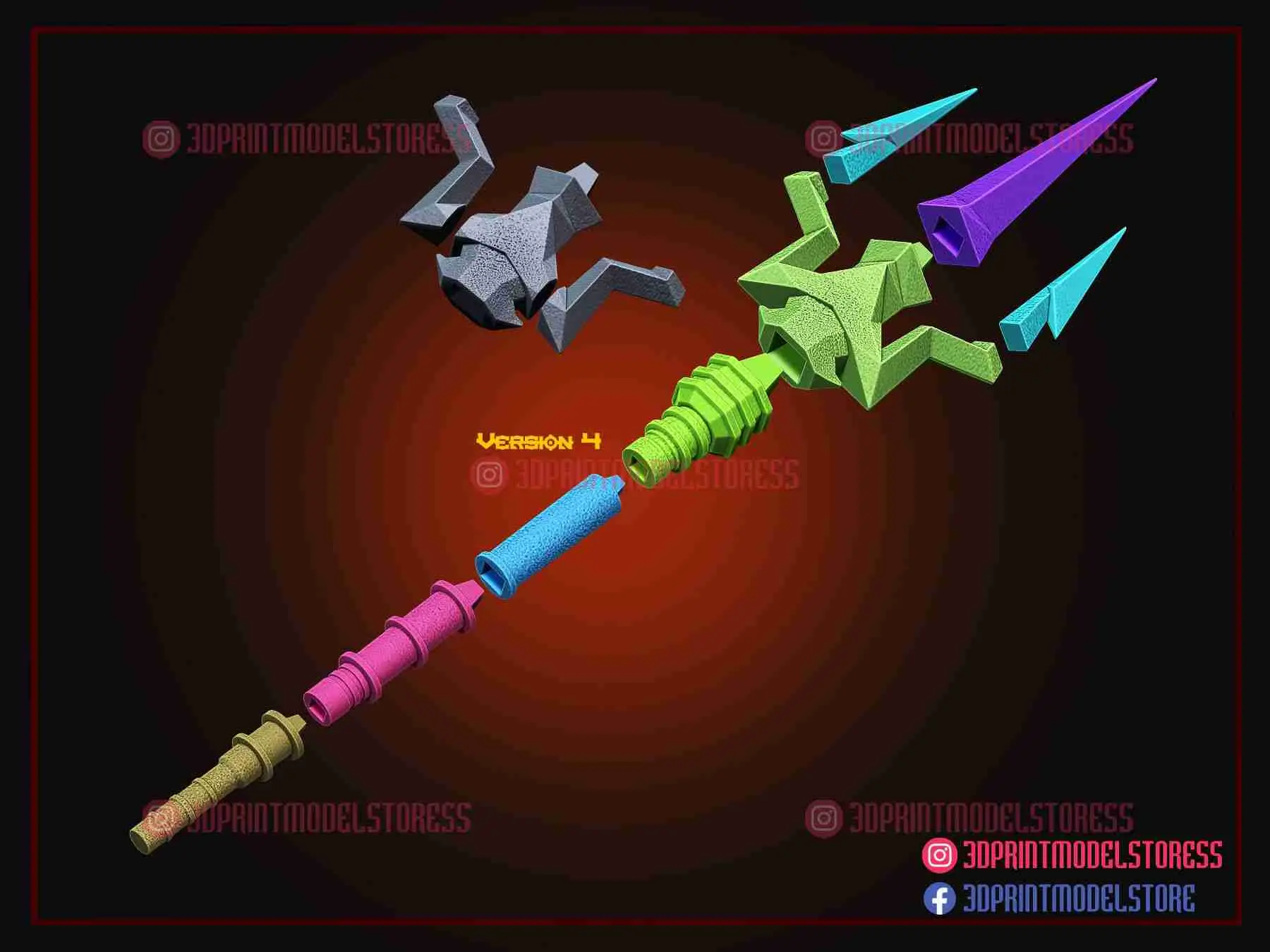 Black Trident - Black Manta Weapons - Aquaman Kingdom