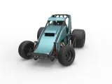 Sprint car while turning Scale 1 to 25-0