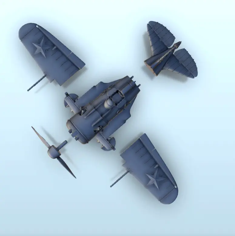 Поликарпов И-16 - WW2 Рельеф местности самолет диарома