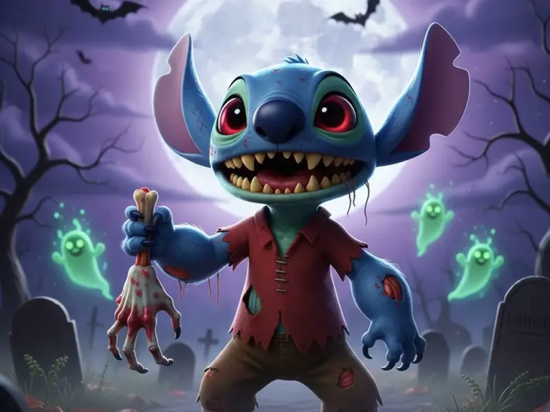 Stitch Zombie Halloween