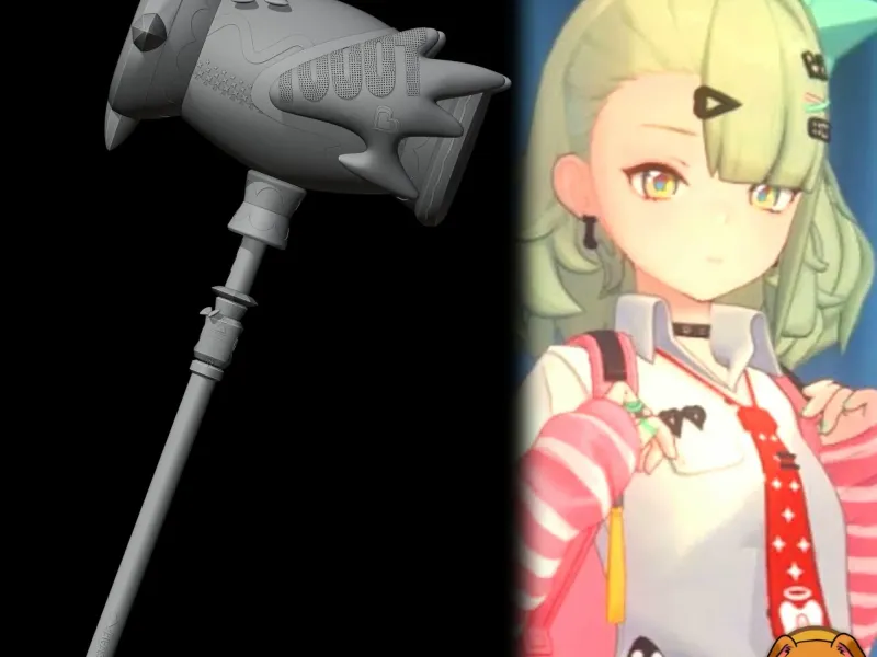 Chinatsu Remiel - Hammer - Zenless Zone Zero Cosplay Prop