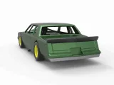 Diecast klasik NASCAR yarış arabası Ölçek 1:25-8