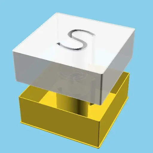 Square with an S, nestable box (v1)