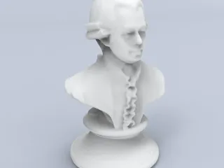 Mozart sculpture（generated by Revopoint POP）