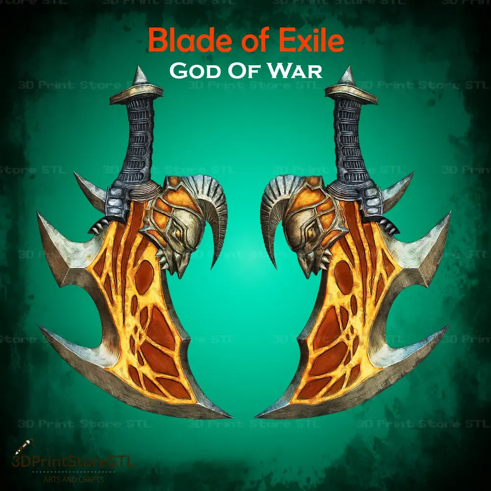 Blade Of Exile Cosplay God of War - STL File