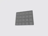 set box with compartments, thk 2mm, in size 30x30mm-6