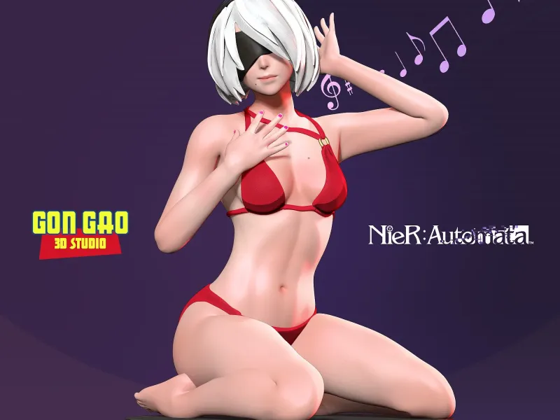 Nier 2B - listen to breath of life