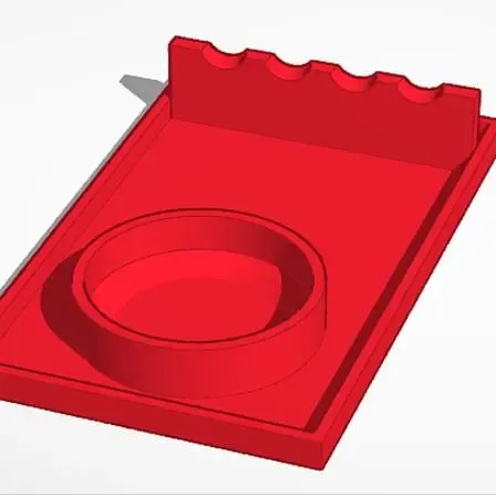 PVA/ Wood Glue Tray with spatular holder.