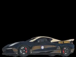 Florida Highway Patrol 2023 C8 Corvette 