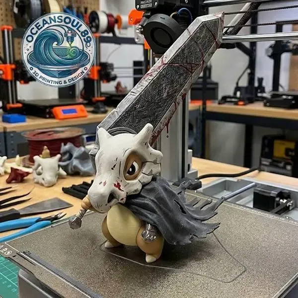The Wanderer of Lavender Town - Custom Cubone STL