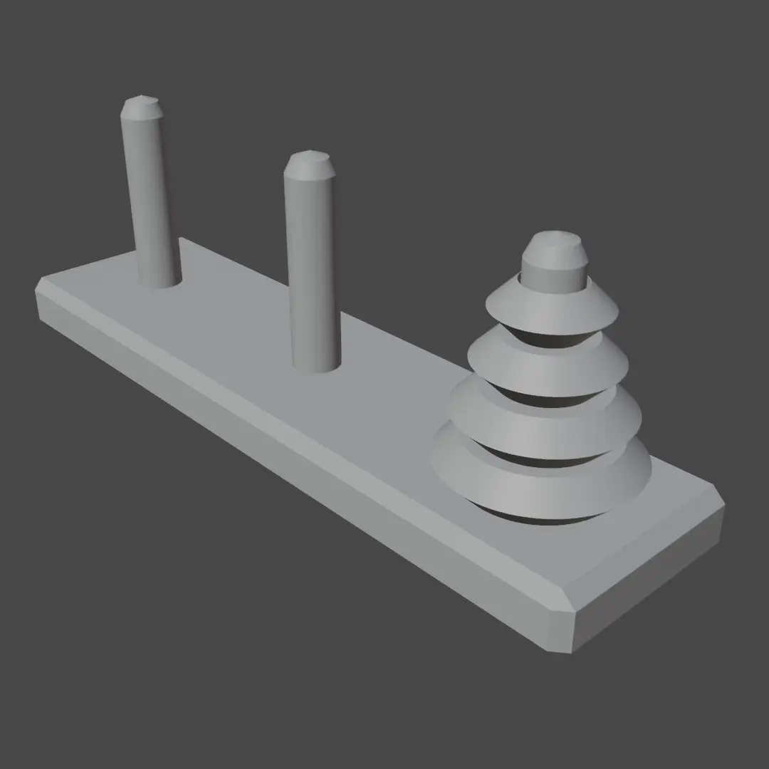 hanoi tower puzzle