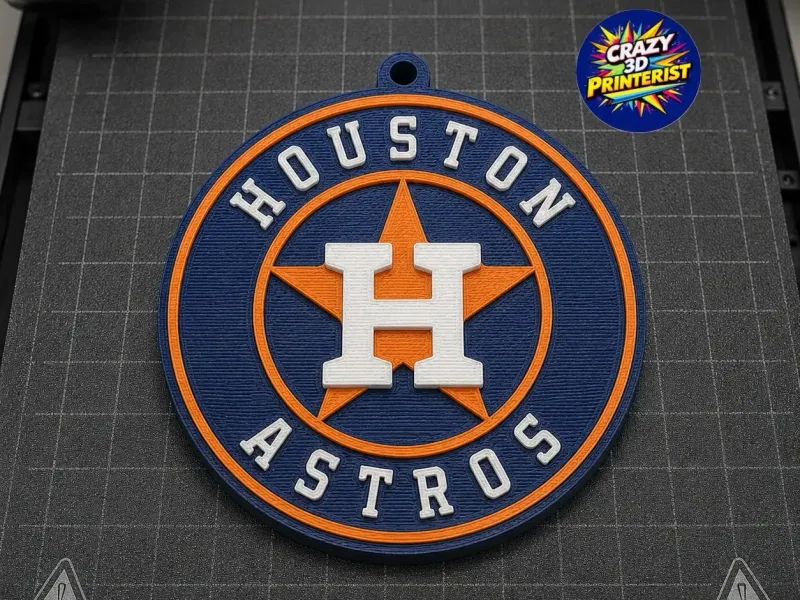 Houston Astros Logo Keychain (3 colors)