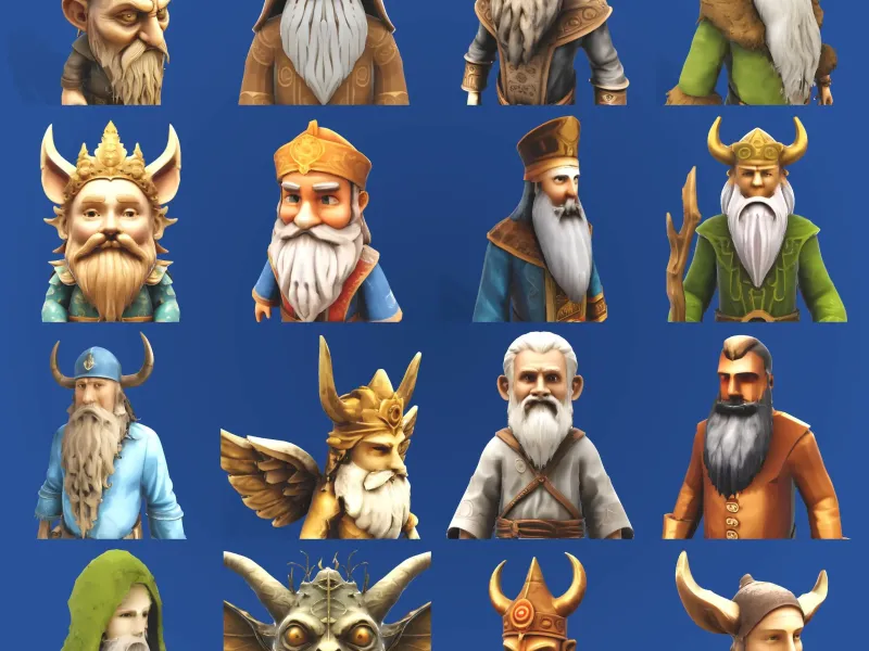 Dwarven Guardians Collection: Epic Fantasy Dwarf Characters