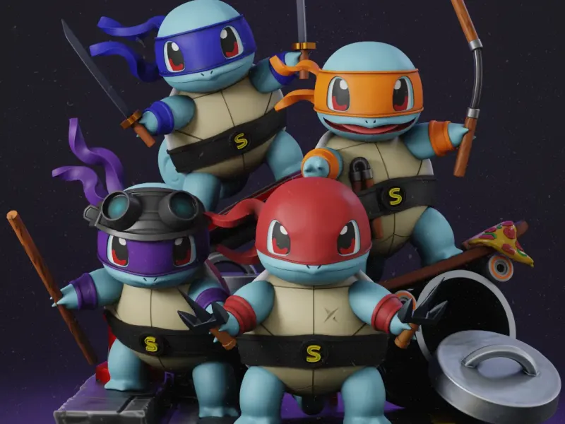 Teenage Mutant Ninja Squirtles