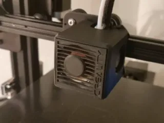 Creality Ender 3 v2 - Clean Shroud (40x20mm Fan & Stock 4010