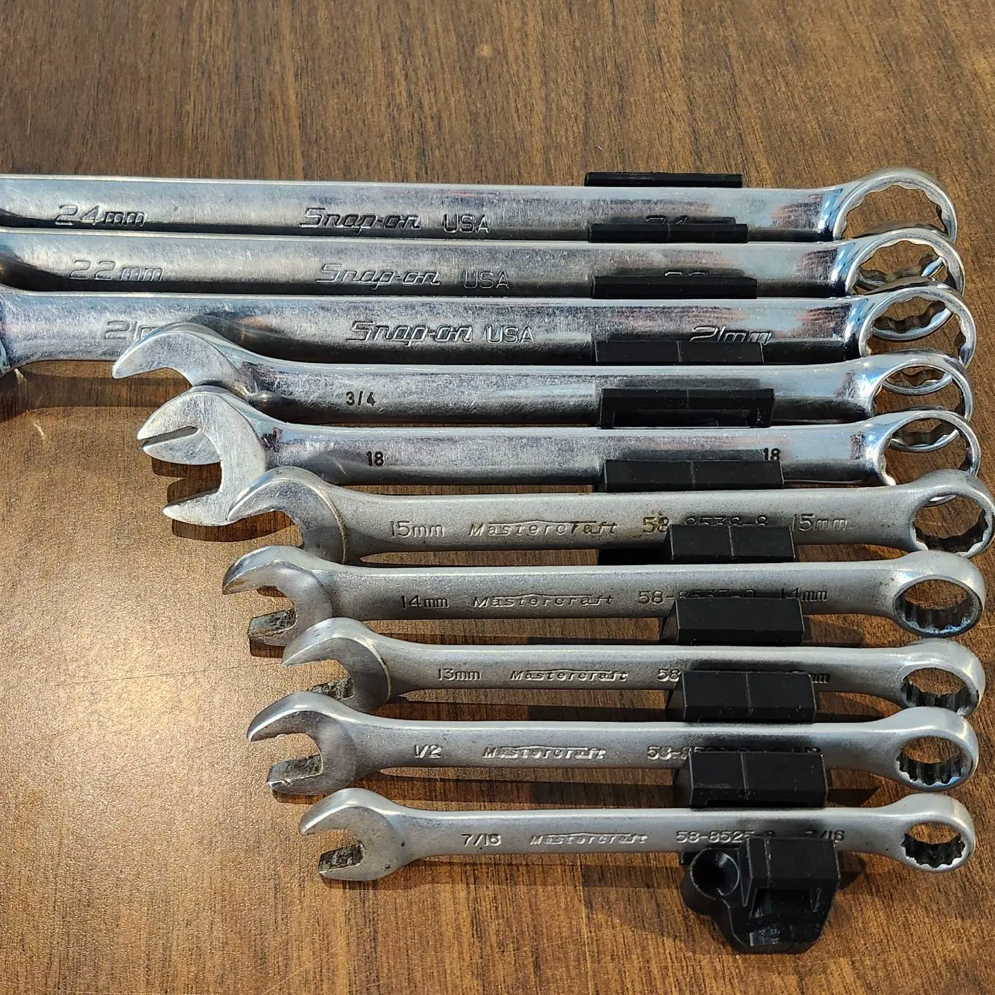 Snap-Lock Modular Wrench Organizer