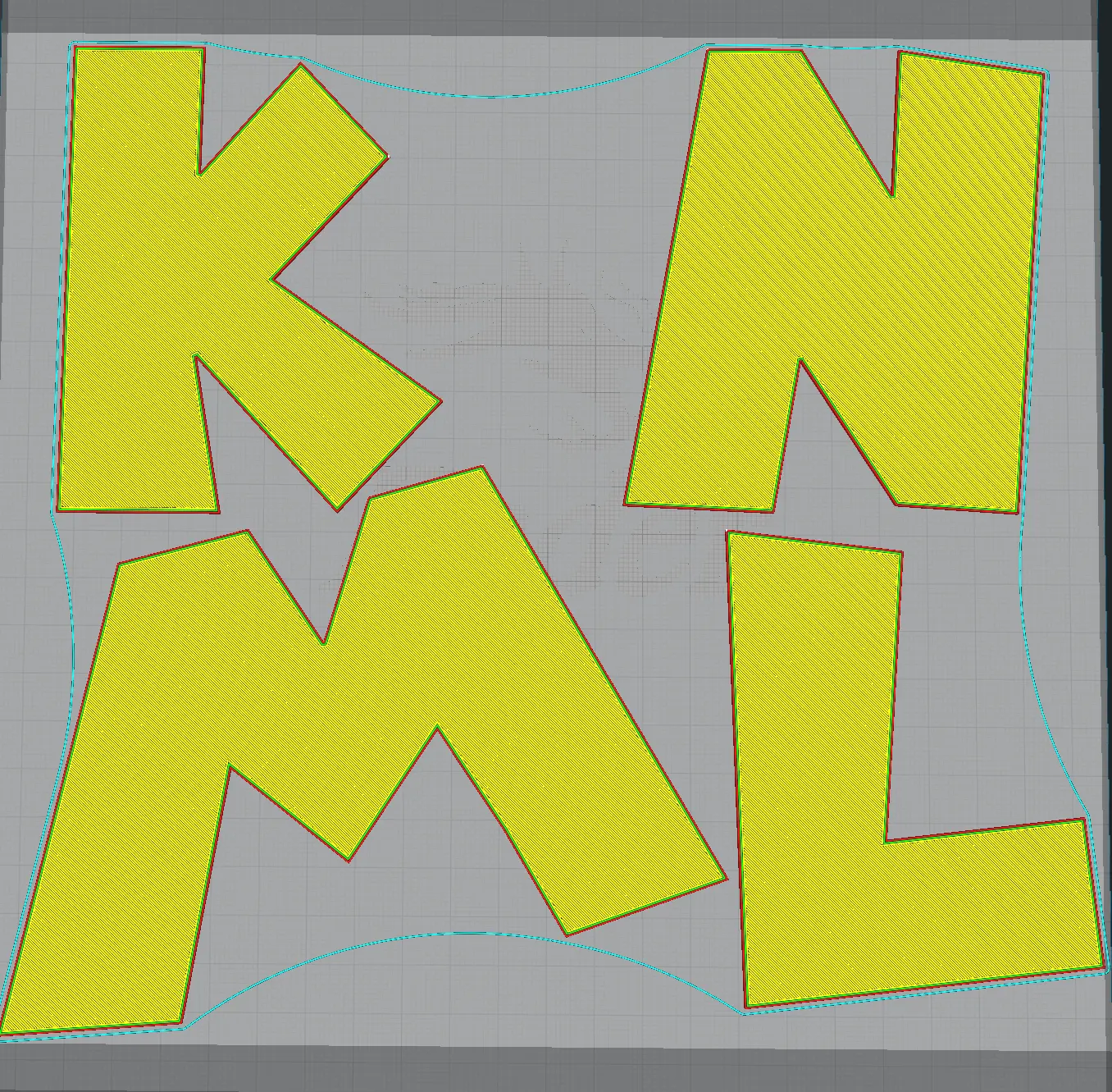 SUPER MARIO LETTERS