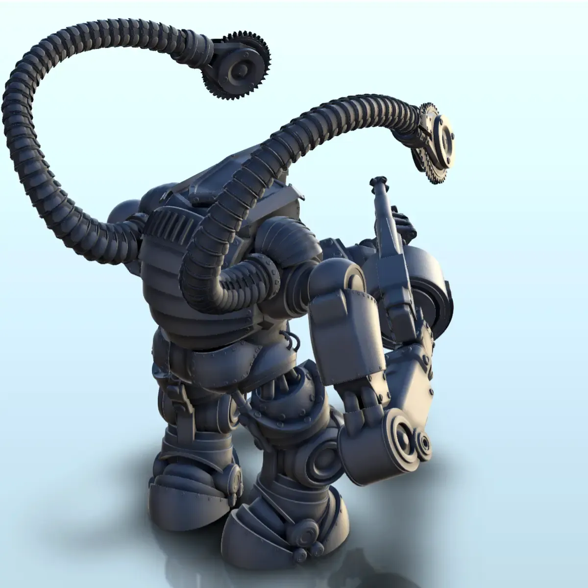 Phiterin combat robot (28) - sci-fi science fiction future 4