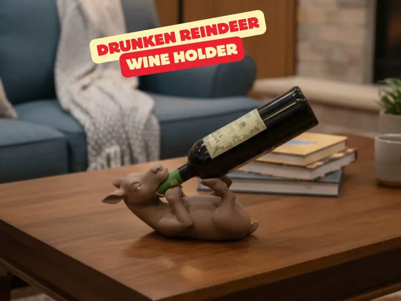 DRONKEN RENDIER WIJNHOUDER