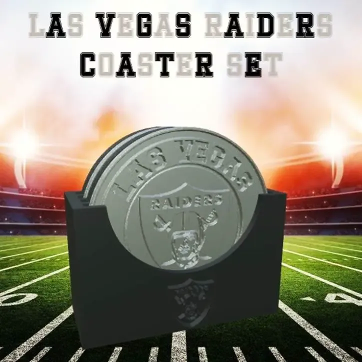 Las Vegas Raiders Coaster Set (NFL)