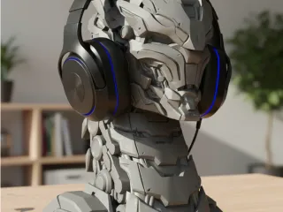 Dragon Headphone Stand | High Detail Gaming Setup