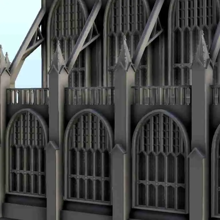 Gothic cathedrale 11 - décors miniatures médiévales warhammer
