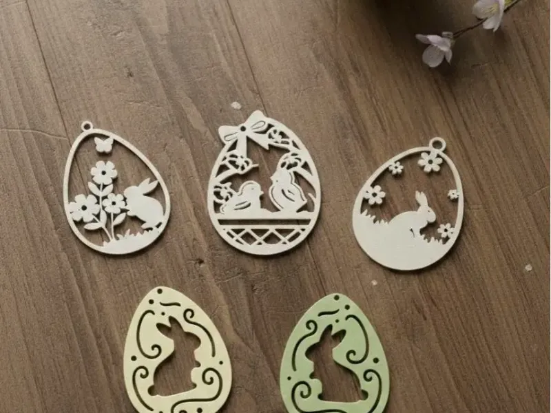 Easter Egg Ornament Set