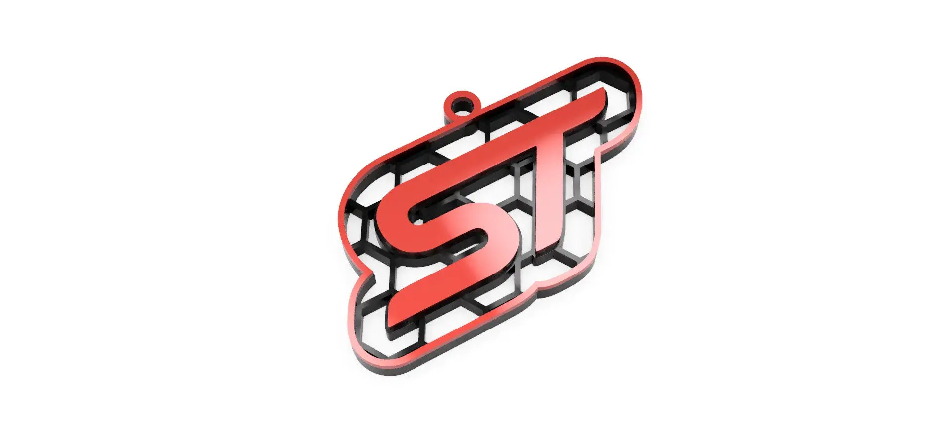 Ford ST logo keychain