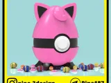 STORAGE CONTAINER - POKEBALLS JIGGLYPUFF EASTER EGG-0