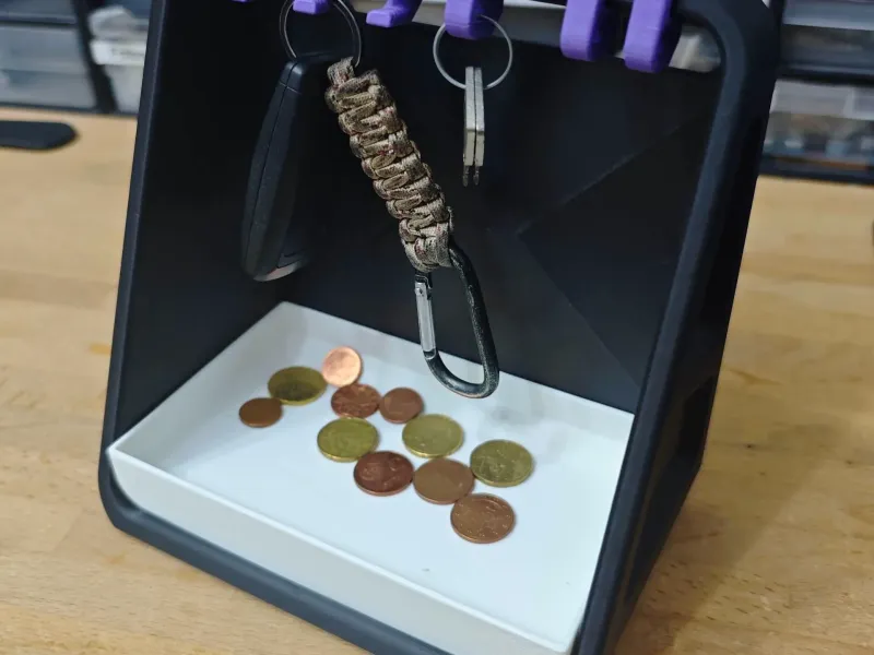 Universal organizer for desk, tools, and keys cabinet