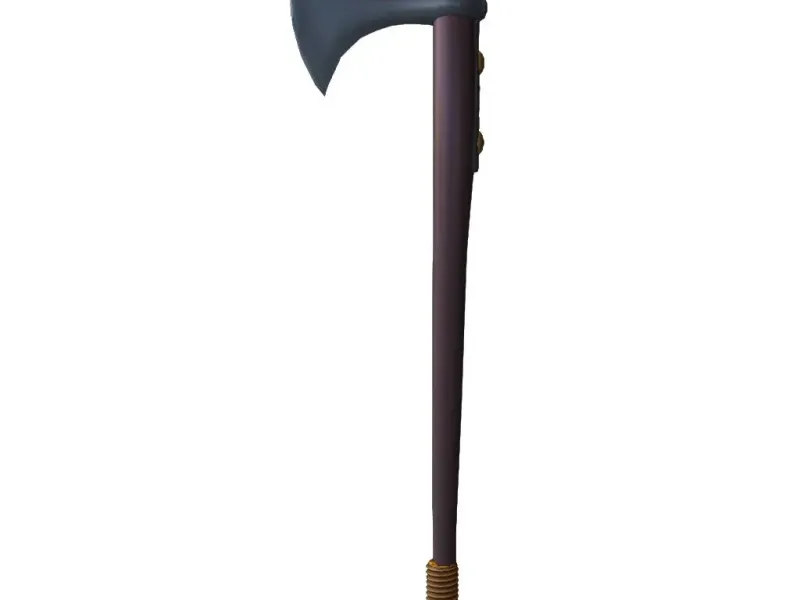 Fantasy Hand Axe Weapon STL