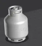 Lpg gas bottle