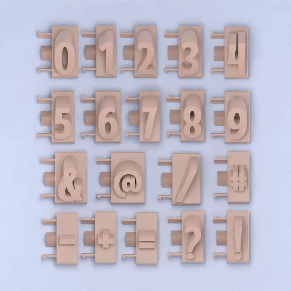 3D name from letters - Cartoon Font