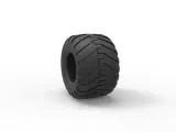 Monster Jam tire 8 Scale 1:25-7