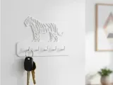 Modern Wall-Mounted Key Holder – Minimalist 3D Printable Ent-0