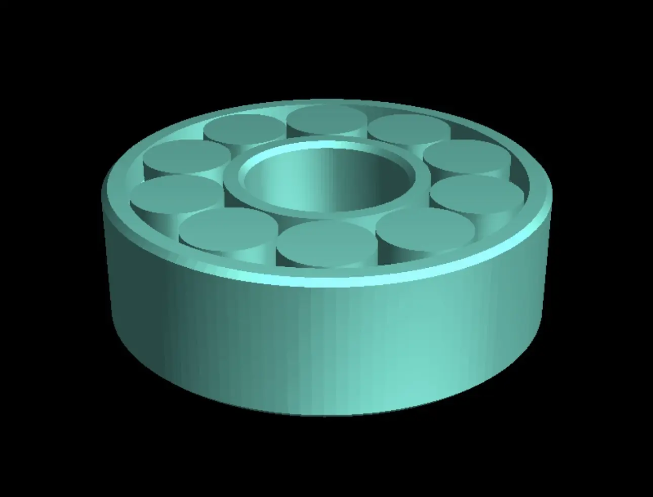 608 Print in Place Skate Bearing