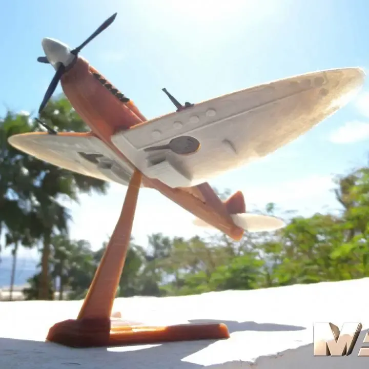 Spitfire MKV in ten pieces 1:72 scale