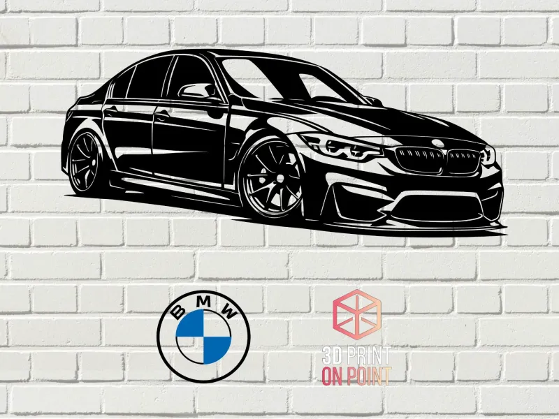 BMW M3 - ARTE DA PARETE 2D