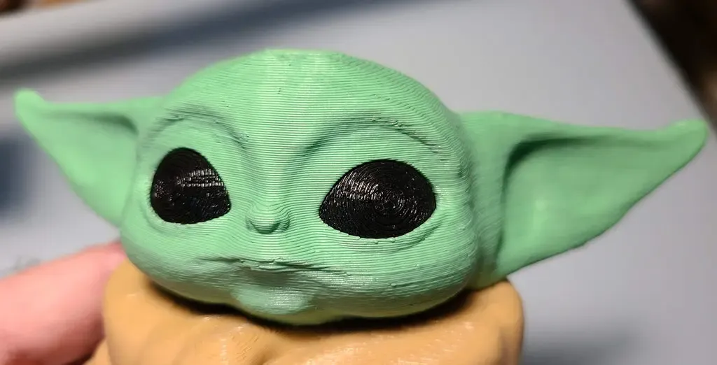 Grogu - Baby Yoda - The Child - Now with separate eyes! 
