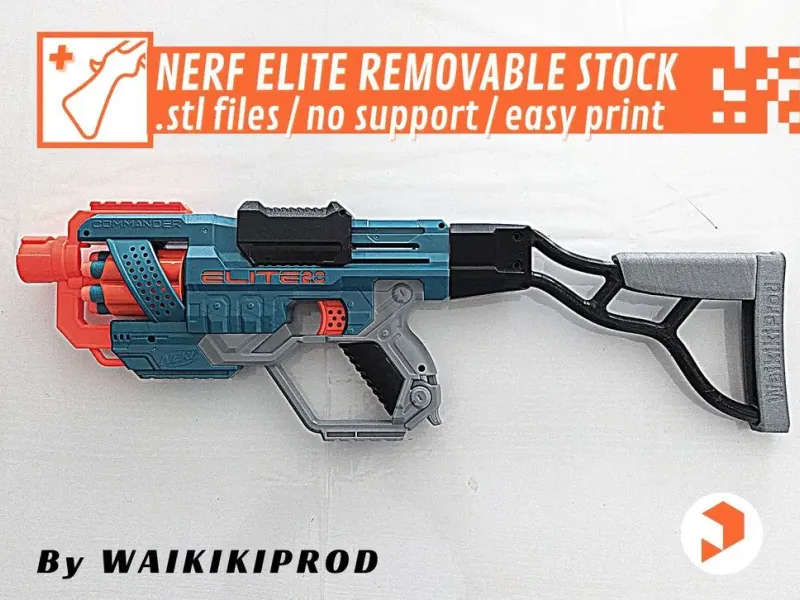 Nerf Elite Abnehmbarer Schaft