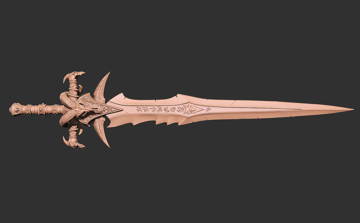 Lich King - Frostmourne 3D print model
