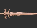Lich King - Frostmourne 3D print model-3