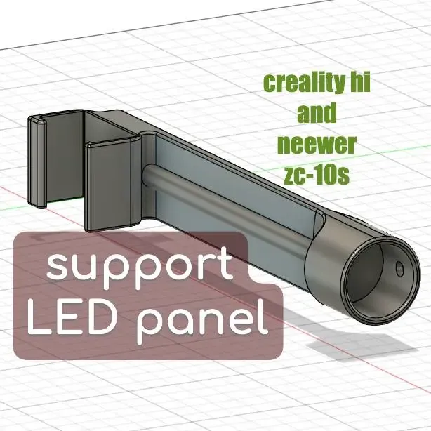 LED-Panel-Halterung (Creality Hi und Neewer ZC-10S)