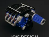 CHEVY LS3 ENGINE desk model-0