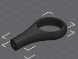 Ручка для канцелярских ножниц-0