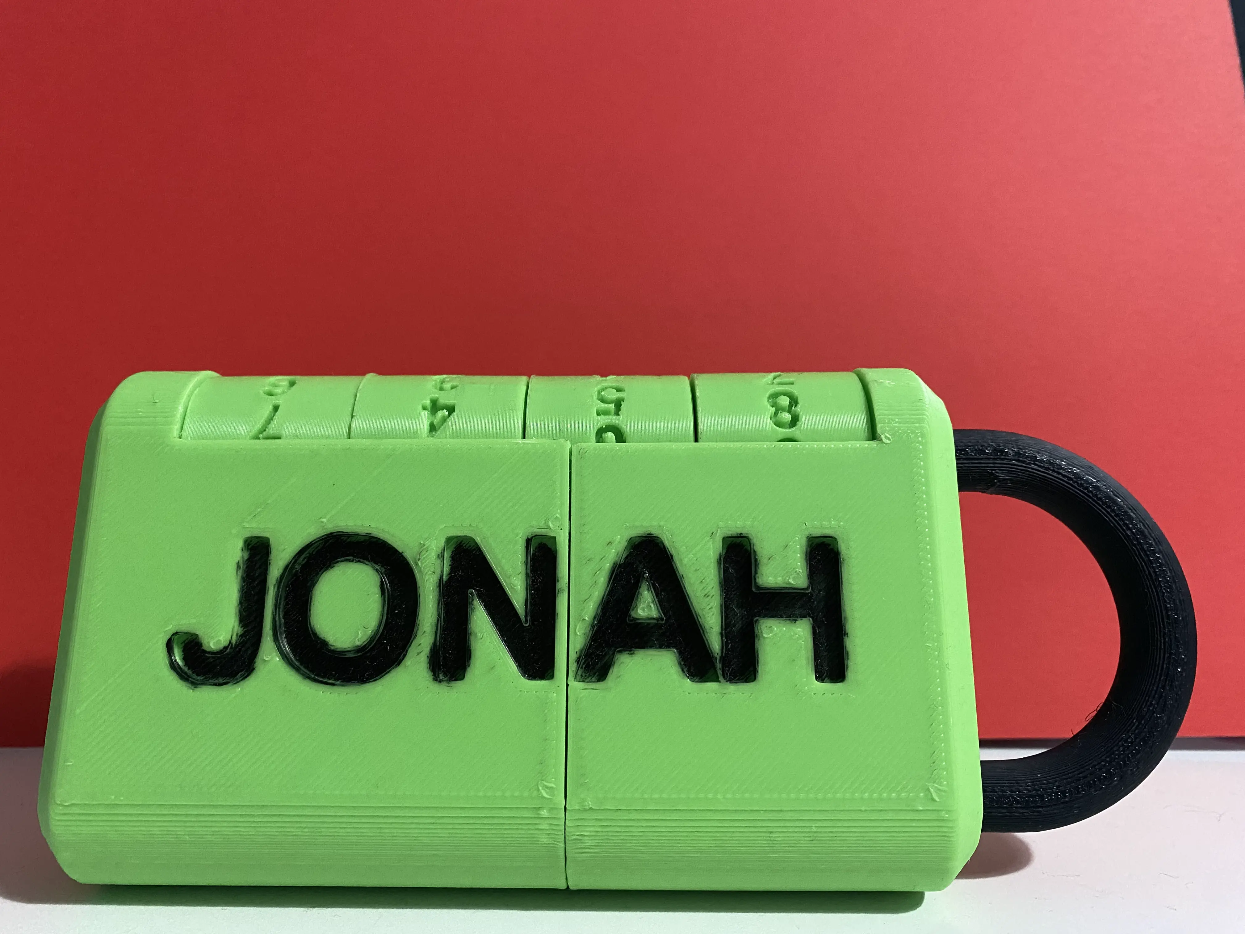 Combination lock without name