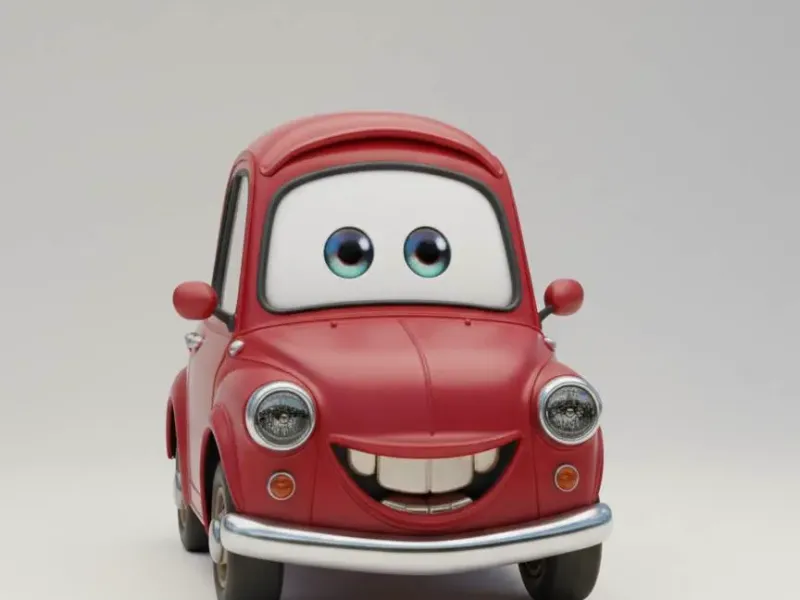 Red car