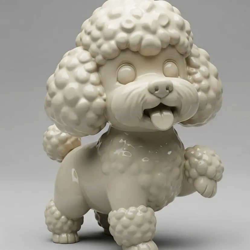 Baby poodle Cartoon 