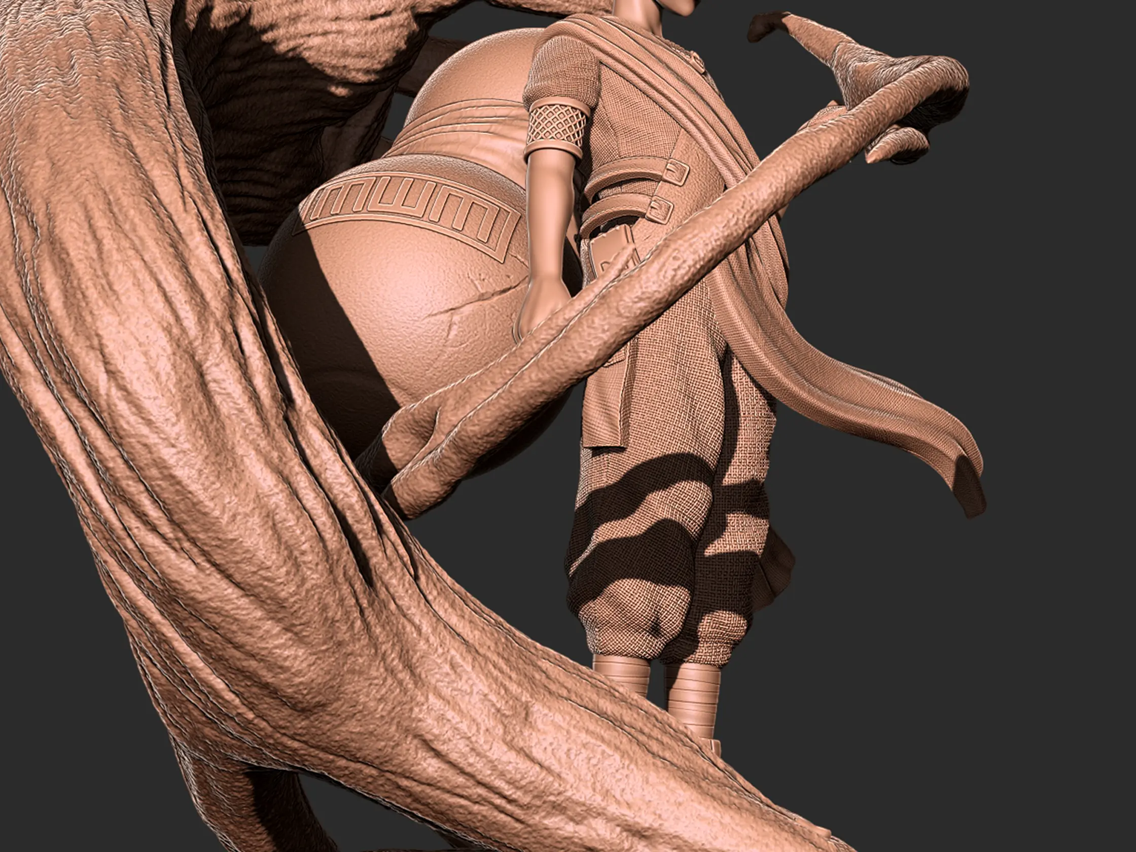 Gaara - Naruto modèle imprimé en 3D
